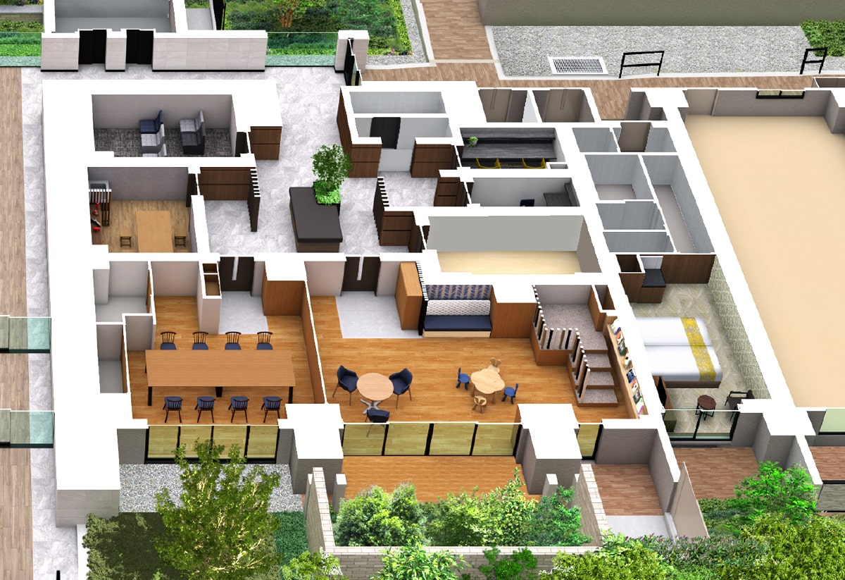 敷地配置予想図