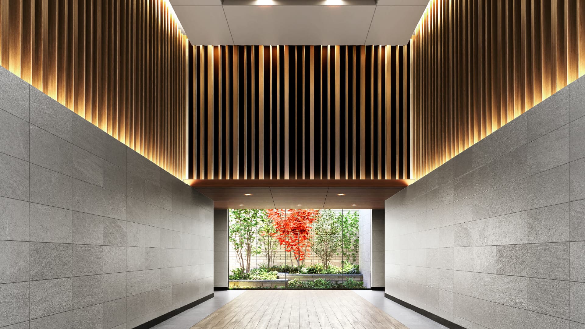 エントランスアプローチ完成予想CG