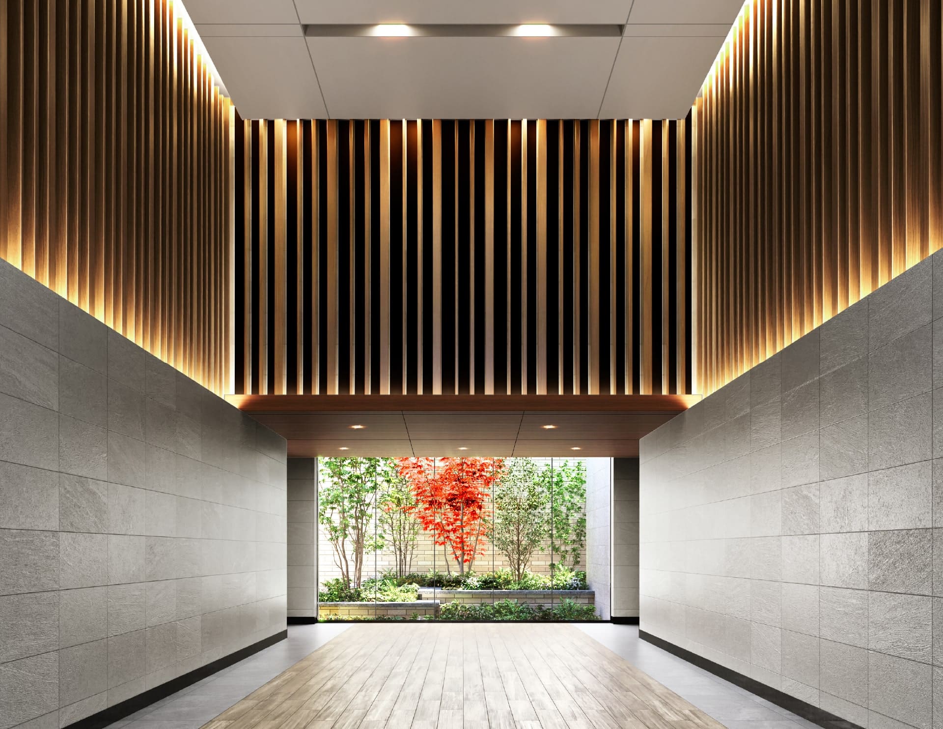 エントランスアプローチ完成予想CG